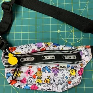 Mr Men Little Miss LeSportsac Double Zipper Fanny Waist Belt Pack